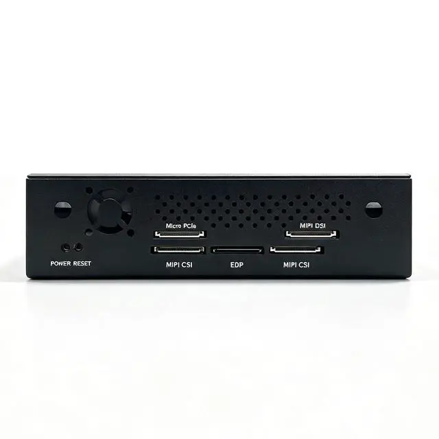 Alt view image 5 of 5 - Black Metal Case for K1 x86 64bit Windows 11 Linux Single Board Computer, M.2 2280 NVMe or SATA SSD for AI IoT Edge