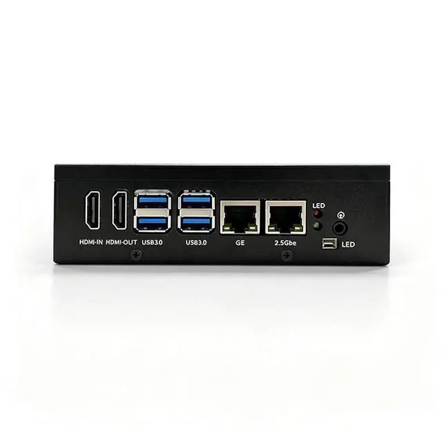 Alt view image 4 of 7 - Black Metal Case for YY3588 8-core 64-bit AI Single Board ComputerSupport PCIe 3.0 2280 NVMe/SATA 3.0 SSD for AI IoT Edge