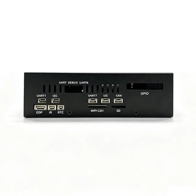 Alt view image 5 of 7 - Black Metal Case for YY3588 8-core 64-bit AI Single Board ComputerSupport PCIe 3.0 2280 NVMe/SATA 3.0 SSD for AI IoT Edge
