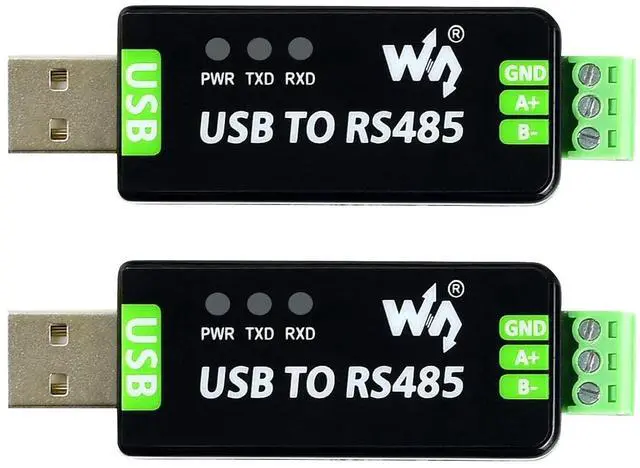 Main image of 2PCS Industrial USB to RS485 Converter with Original FT232RL and SP485EEN Embedded Protection Circuits for Industrial Control Equipments and/or Applications