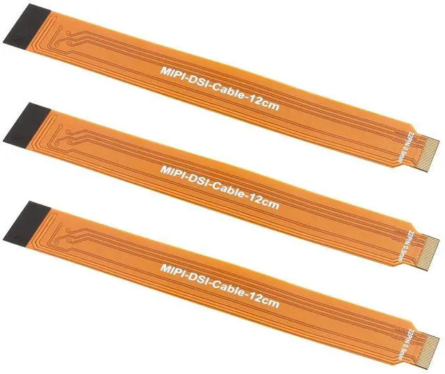 Main image of 3PCS DSI 12cm FPC Flexible Cable, Type A, Straight FPC Cable, 15pin to 22pin