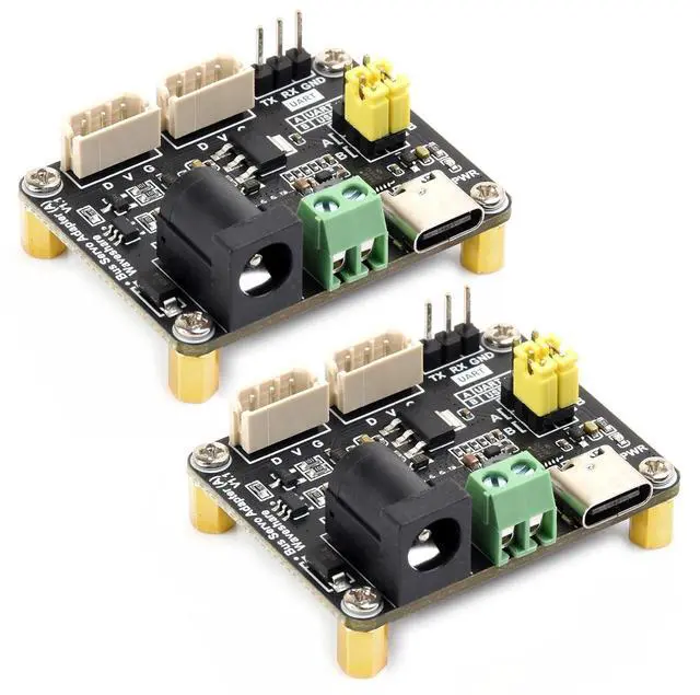 Main image of 2PCS Serial Bus Servo Driver Board, Integrates Servo Power Supply and Control Circuit, Applicable for ST/SC Series Serial Bus Servos, Small in Size, Easy to Integrate, 2PCS Version