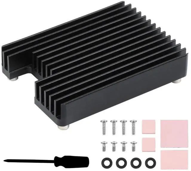 Main image of Dedicated Aluminum Heatsink CM4-HEATSINK-B for Compute Module 4 CM4 with Proper Space for Antenna Section