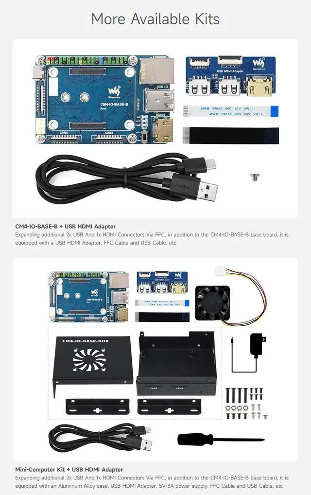 Alt view image 5 of 7 - Mini Base Board Designed for Compute Module 4 Powerful Functions in A Small Sized Body Suitable for Evaluating The CM4 Or Being Integrated Into End Products