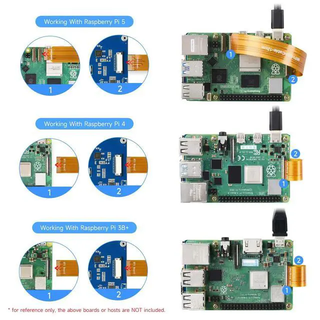 Alt view image 5 of 6 - 3.5inch DSI Capacitive Touch Display, 5-Point Touch, 480 × 800 Pixels, IPS Display Panel, Supports Series Boards