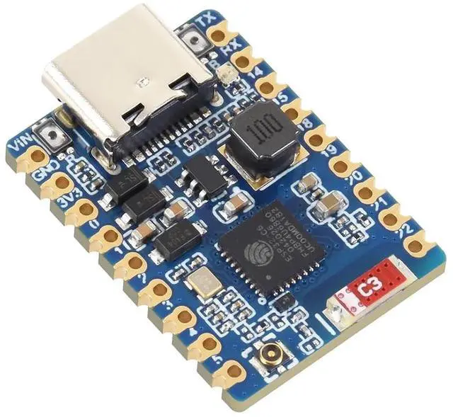 Main image of ESP32-C6 Mini Wi-Fi 6 Development Board, Without Headers | 5 ~ 36V Wide Voltage Power Supply Support BLE, IEEE 802.15.4 (Zigbee 3.0 and Thread) compatible with the ESP32-C6-Zero Pins