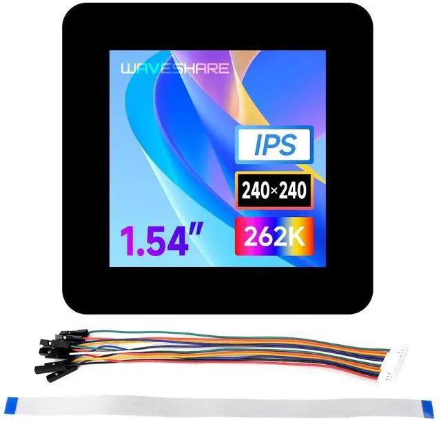 Main image of 1.54inch Touch LCD Display Module, 240×240 Resolution, IPS Panel, SPI and I2C Communication interfaces, 262K Display Color