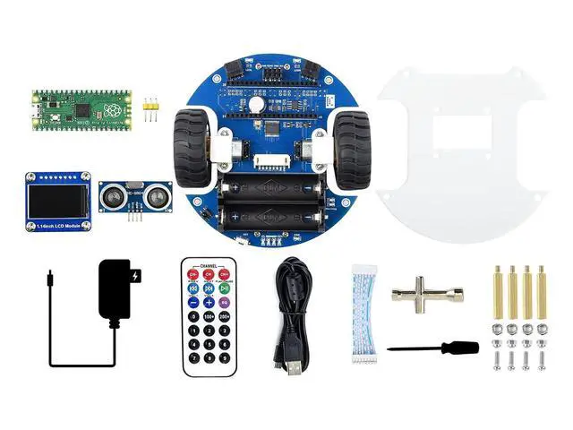 Alt view image 2 of 7 - PicoGo Mobile Robot Compatible with Pico Self Driving Remote Control Includes Pico (pre-soldered Header) Unassembled