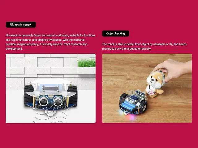 Alt view image 4 of 7 - PicoGo Mobile Robot Compatible with Pico Self Driving Remote Control Includes Pico (pre-soldered Header) Unassembled