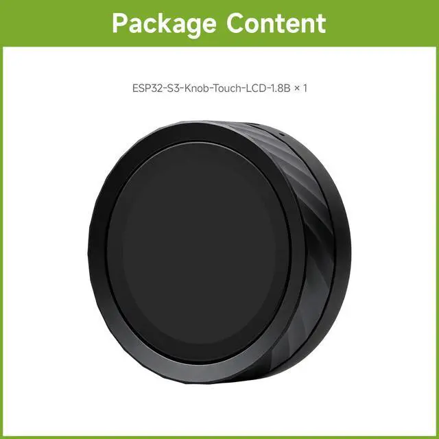 Alt view image 2 of 7 - ESP32-S3 1.8inch Knob Display Development Board, Multi-Functional Knob Screen, Capacitive Touch, 2.4GHz Wi-Fi & BLE Wireless, PC Volume Control, PC Secondary Screen, CNC Metal Case
