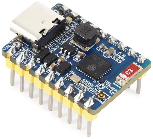 Main image of ESP32-C6 Mini Wi-Fi 6 Development Board,with pre-soldered Headers