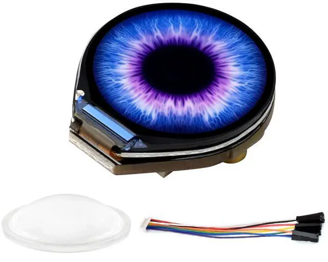 Main image of 0.71inch Round LCD Display Module, IPS Panel, 160×160 Resolution, SPI Interface, 65K Colors, Embedded GC9D01 Driver