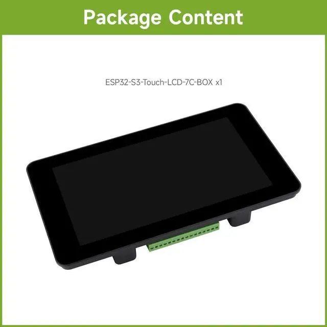 Alt view image 2 of 7 - ESP32-S3 7inch AI Voice Touch Display,800 × 480,5-Point Touch,IPS