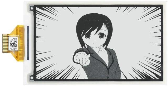 Alt view image 5 of 7 - 3.7inch E-Paper E-Ink Raw Display Compatible with 4B/3B+/3B/2B/B+/A+/Zero/Zero W/WH/Zero 2W Series Boards 480×280 Pixels 4 Grey Scales Supports Partial Refresh