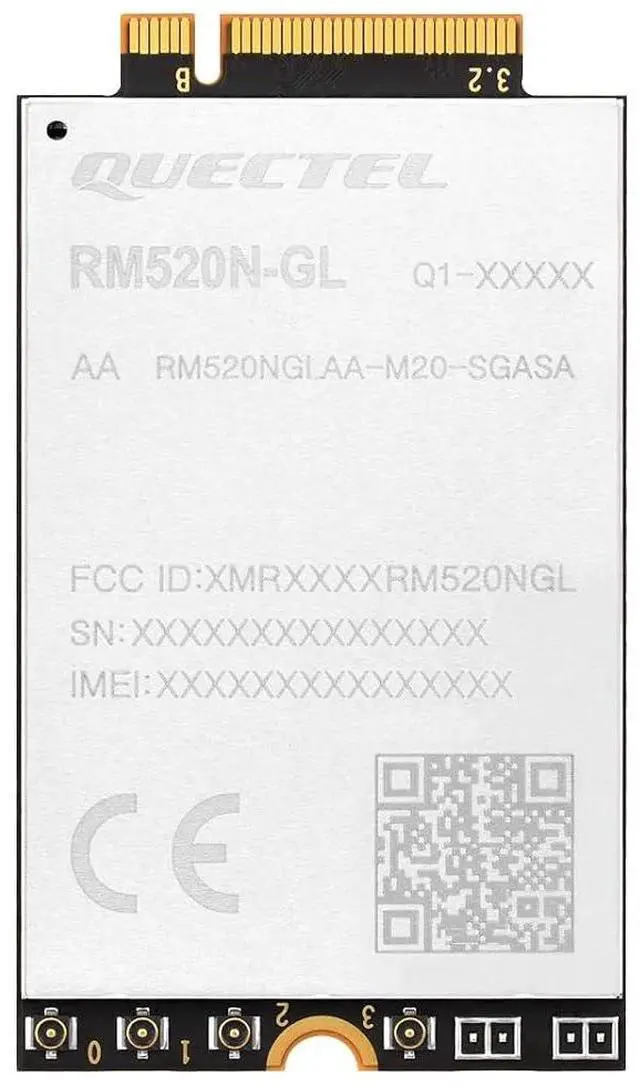 Main image of Quectel RM520N-GL IoT 5G Global Band Module, 5G Sub-6G Module, M.2 Form Factor with 3GPP 5G Release 16 Specification