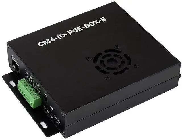 Main image of PoE Mini-Computer (Type B) Based On Compute Module 4 (NOT Included) Metal Case with Cooling Fan CM4 PoE IO Board (B) Inside