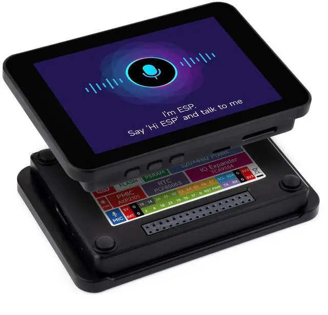Main image of ESP32 3.5inch Rounded Corner Touch LCD Development Board, 320 × 480, Onboard Audio Codec Chip, Built-in Microphone and Speaker, Supports Wi-Fi and BLE, Without BAT