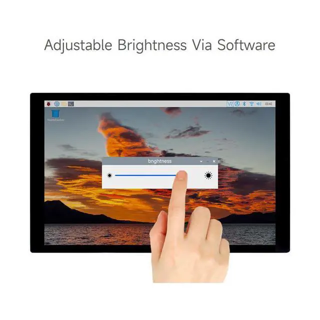 Alt view image 7 of 7 - 10.1inch Capacitive Touch Display Compatible with 5/4B/3B+/3A+, CM3/3+/4*, 1280×800, IPS, DSI Interface