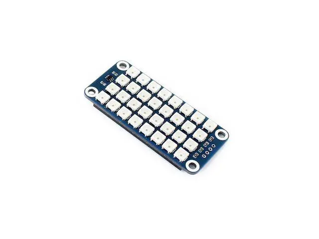 Alt view image 3 of 6 - RGB LED HAT True Color Onboard 4 × 8 RGB LED Display Colorful Effect Controlled by Only One Signal Pin Supports Any Revision of