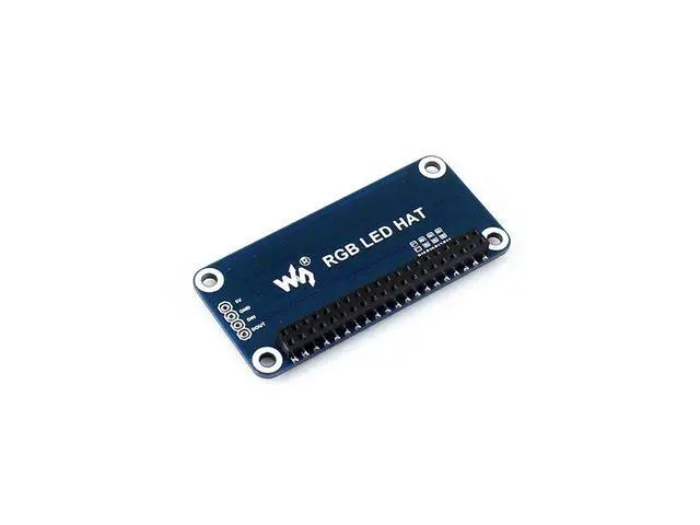 Alt view image 4 of 6 - RGB LED HAT True Color Onboard 4 × 8 RGB LED Display Colorful Effect Controlled by Only One Signal Pin Supports Any Revision of