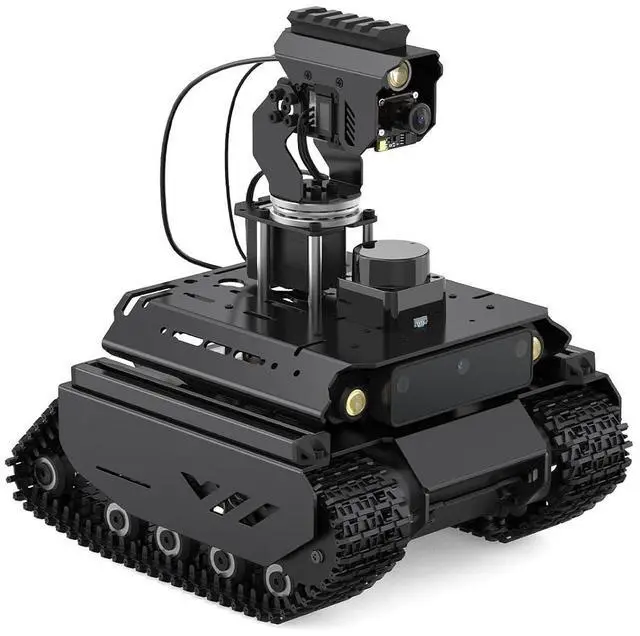 Main image of UGV Beast ROS 2 Open-Source Off-Road Tracked AI Robot, Dual Controllers, Computer Vision, All-Metal Body, Flexible and Expandable, Compatible with 5 (Not Included)