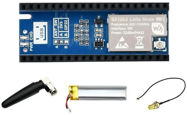 Main image of SX1262 LoRa Node Module for Pico Supports LoRaWAN Protocol EU868 Band