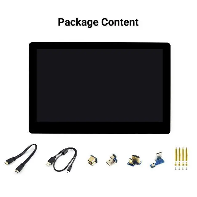 Alt view image 2 of 7 - 5inch Capacitive Touch AMOLED Display Compatible with 5/4B/3B+/3A+/2B/B+/A+/Zero/Zero W/WH/Zero 2W CM3+/4 960×544 Resolution HDMI Optical Bonding Supports Jetson Nano/Windows