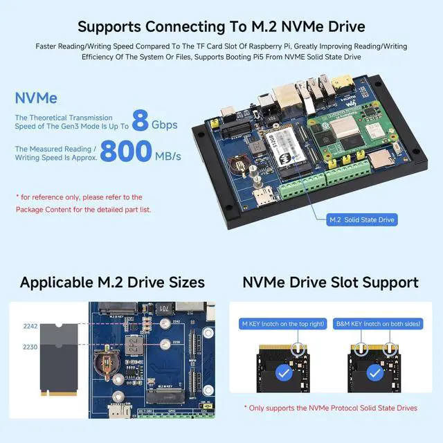 Alt view image 5 of 7 - Industrial IoT Wireless Expansion Board, Compatible with CM5, 4G/5G/LoRa, Gigabit Ethernet RJ45 Port, Dual MIPI interfaces, Supports 4K Output