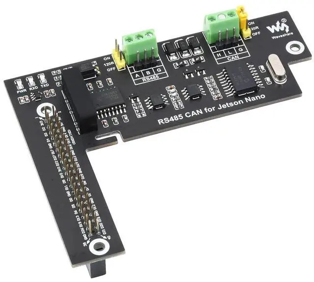 Main image of RS485 CAN Expansion Board for Jetson Nano Digital Isolation Built-in Protection Circuit Onboard CAN Controller/Transient Voltage Suppressor/Digital Isolation Chip