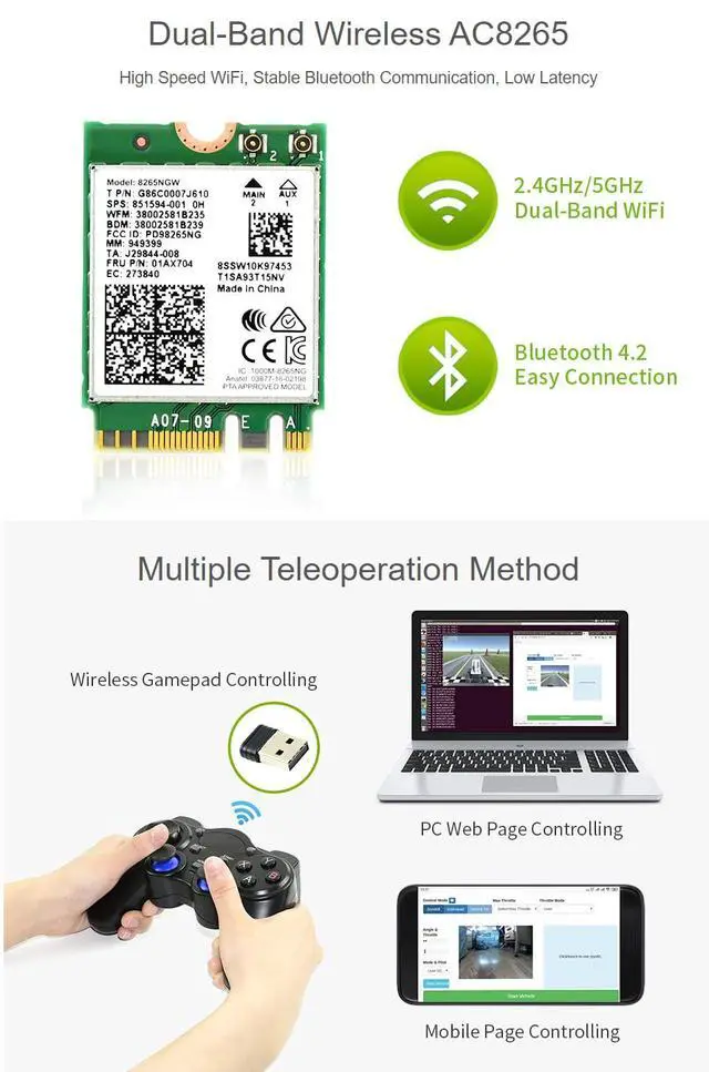 Alt view image 7 of 7 - JetRacer Pro AI Kit, High Speed AI Racing Robot Powered By Jetson Nano, Include Jetson Nano Dev Kit 4GB (NOT Support Nano 2GB)
