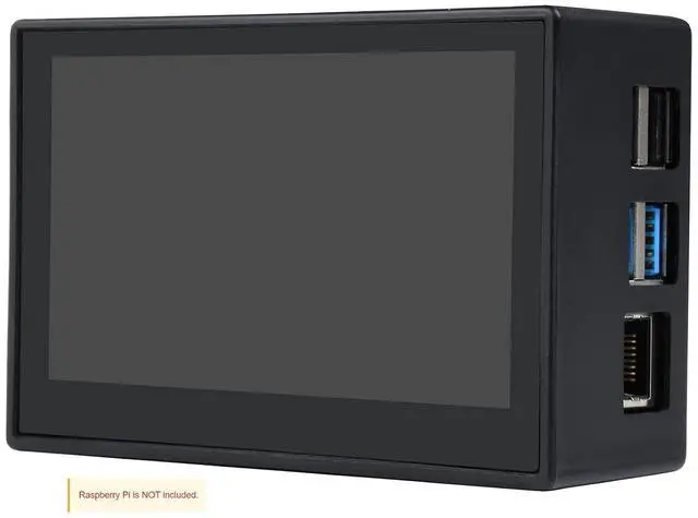 Alt view image 3 of 7 - 4.3inch Capacitive Touch Display Compatible with 4B Comes with Protection Case 800×480 Resolution IPS Wide Angle MIPI DSI Interface
