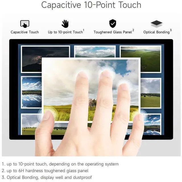 Alt view image 5 of 7 - 8inch Capacitive Touch Display Compatible with 5/4B/3B+/3A+ and CM3/3+/4 1280×800 Resolution IPS DSI Interface