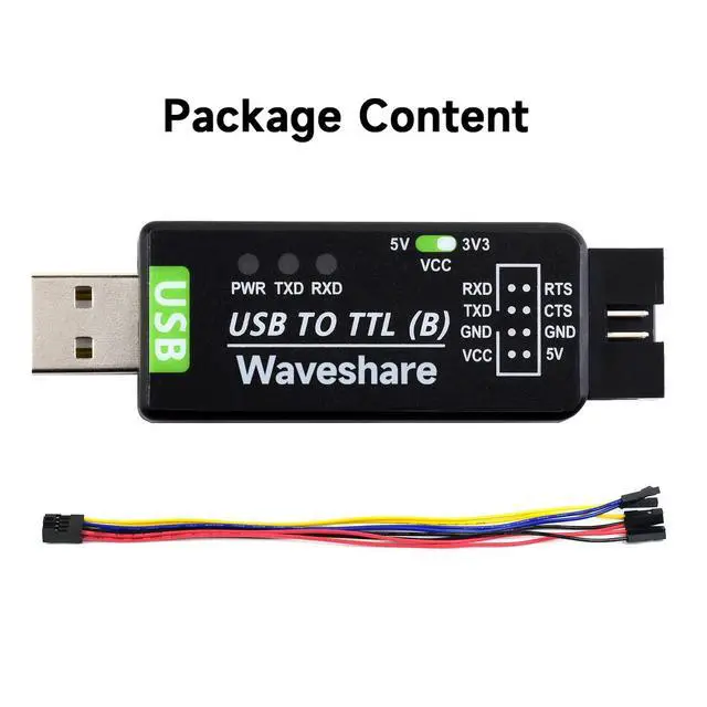 Alt view image 2 of 7 - Industrial USB to TTL Converter Original CH343G Onboard with Multi Protection Circuits Multi Systems Support