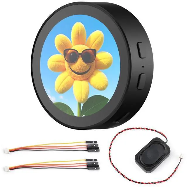 Main image of ESP32-S3 1.85inch Round LCD Development Board, 360×360, Supports Wi-Fi & Bluetooth BLE 5, AI Speech, Smart Speaker Box, ESP32 with Display