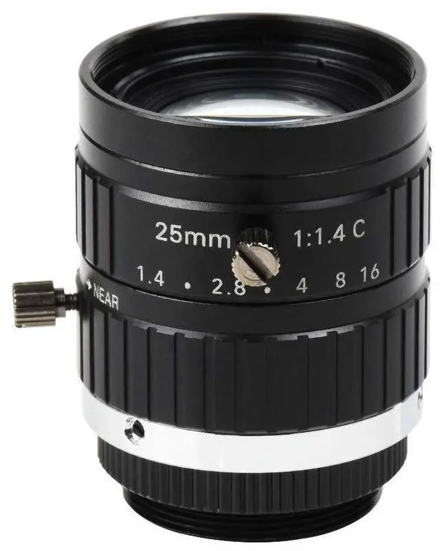 Main image of Industrial Telephoto Lens with 25mm Focal Length Multi Field Angle C-Mount Compatible with HQ Camera
