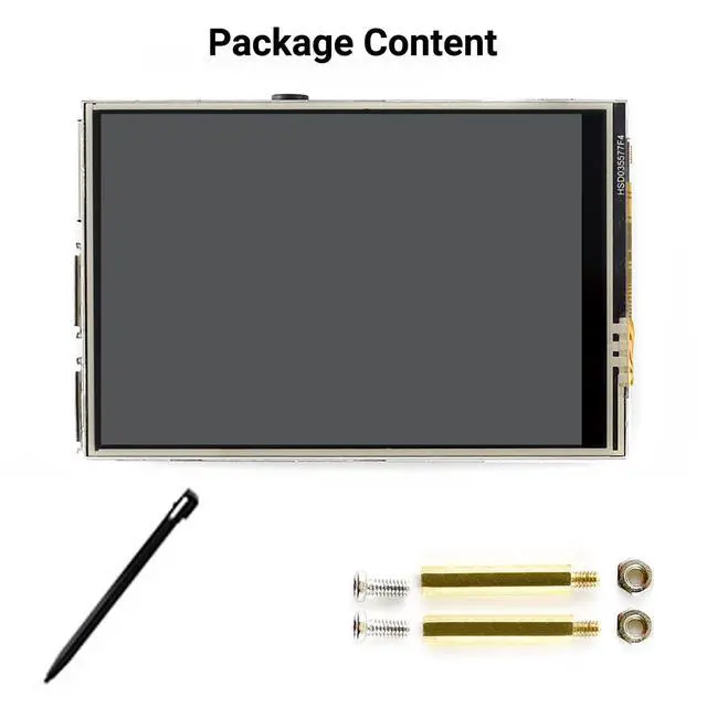 Alt view image 2 of 6 - 3.5inch Resistive Touch Display, Compatible with 5/4B/3B/Zero/Zero W/Zero 2W/Pico/Pico W/Pico WH, 480×320, 125MHz High-Speed SPI
