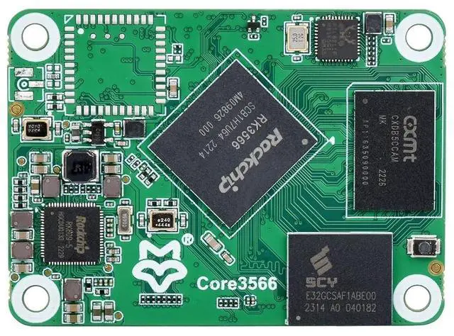 Main image of Core3566 Module, Rockchip RK3566 Quad-Core Processor, Compatible with CM4, Without Wireless, 4GB RAM, 32GB eMMC Flash