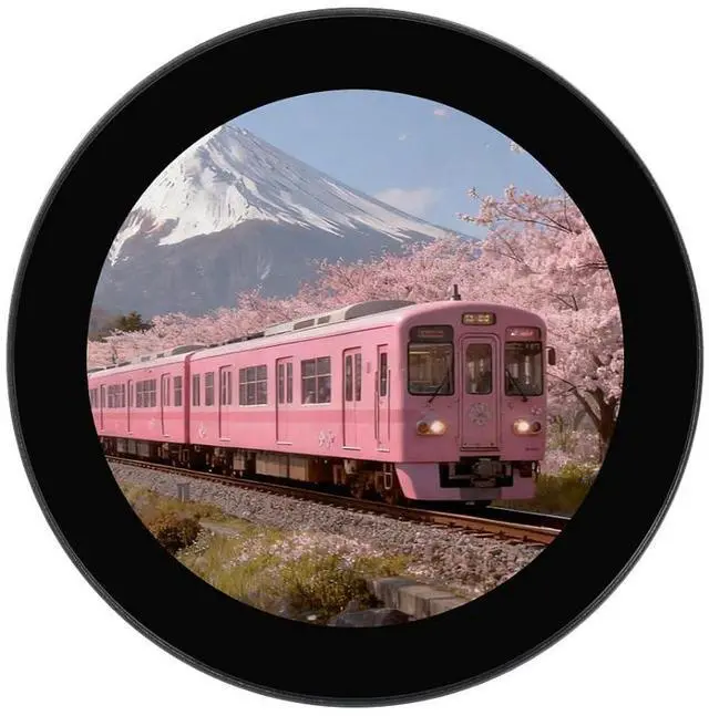 Main image of 3.4inch DSI Round Capacitive Touch Display, 800 × 800 Resolution, IPS Display Panel, 10-Point Touch
