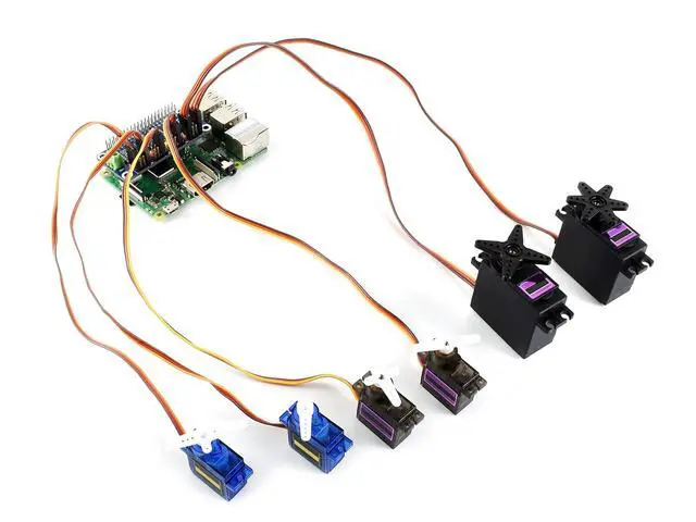 Alt view image 4 of 7 - Servo Driver Hat for 3B+ 3B 2B Zero WH Zero W Zero 16 Channel PWM Outputs 12 Bit Resolution I2C Interface