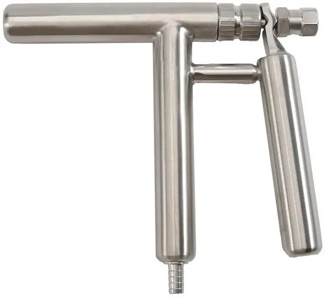 Main image of Stainless Steel Beverage Dispensing Gun Spring-Loaded Handle for Sparkling Water or Nitro Coffee(Pluto Beer Gun)