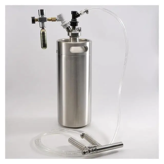 Alt view image 5 of 5 - Stainless Steel Beverage Dispensing Gun Spring-Loaded Handle for Sparkling Water or Nitro Coffee(Pluto Beer Gun)