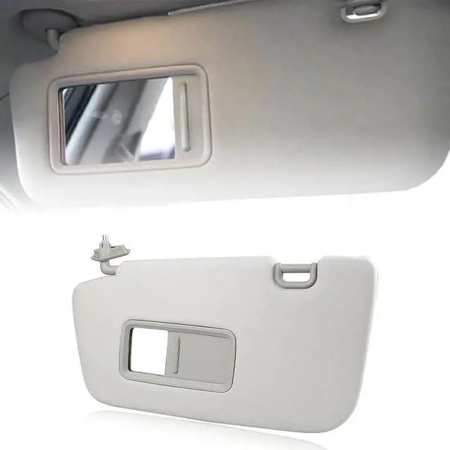 Alt view image 5 of 5 - Side Sun Visor Replacement Fits for Subaru Impreza WRX STI 2008-2014,Left Driver Side Right Passenger Fabric ABS Plastic Sunshade Interior Accessories,C/A Pair