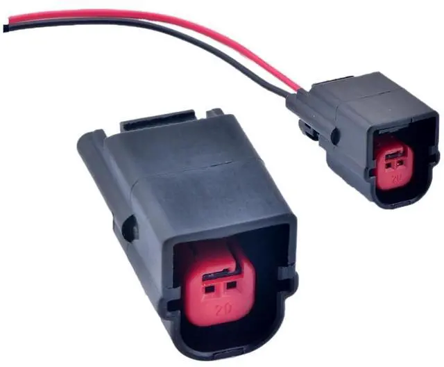 Alt view image 2 of 2 - 2 Pin Auto Camshaft Position se/nsor/s p/Lug Valve Actuator Harness Connector E-5932 15472554(Female with Wires)
