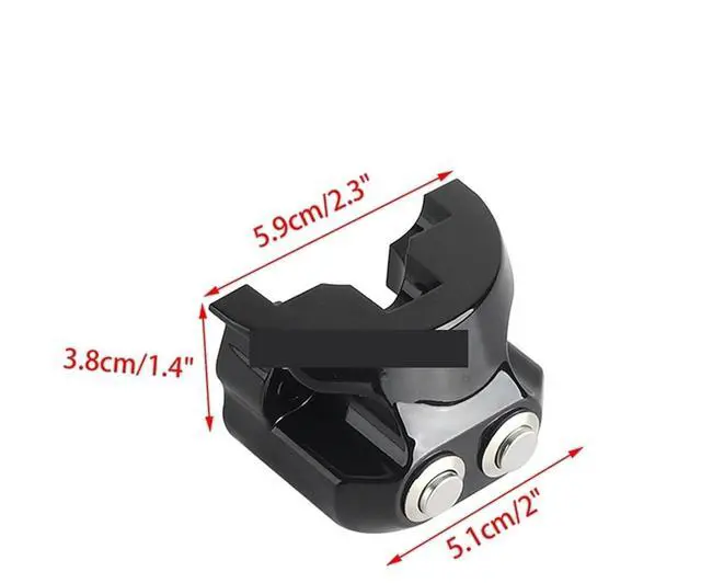 Alt view image 3 of 6 - Motorcycle 1" Handlebar Button Air Ride Suspension Control Switch(Reset N Lock Black)