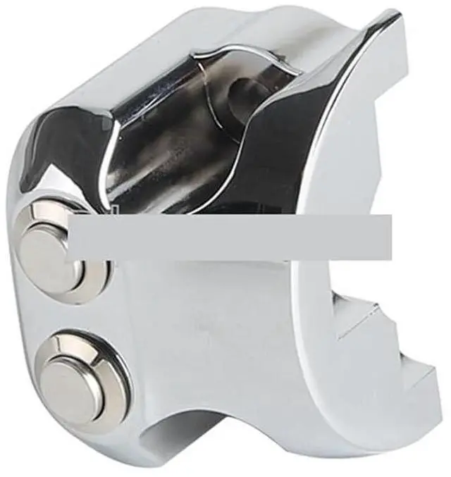 Alt view image 5 of 6 - Motorcycle 1" Handlebar Button Air Ride Suspension Control Switch(Reset N Lock Black)