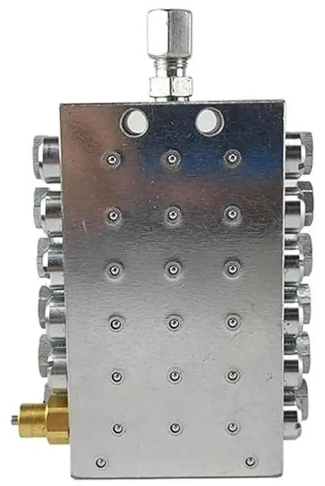 Main image of 10-12 Way Grease Distributor Block Lubricating Distributor