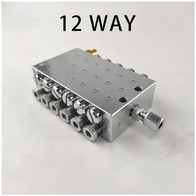 Alt view image 4 of 4 - 10-12 Way Grease Distributor Block Lubricating Distributor