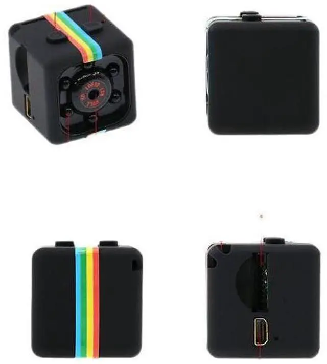 Alt view image 5 of 5 - Action Camera, SQ11 Mini Camera 1080P HD Portable DV Infrared Night Vision Outdoor Sport Camcorder for Home and Travel Recording, HD Camera(Black)