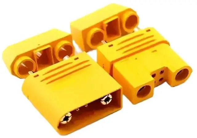 Alt view image 7 of 7 - XT120 Lithium charg*/ing Plug 2+6 60A High Current Male Female 2+4 with Signal Pin Model Aircraft Solder Wire Connector(Male)