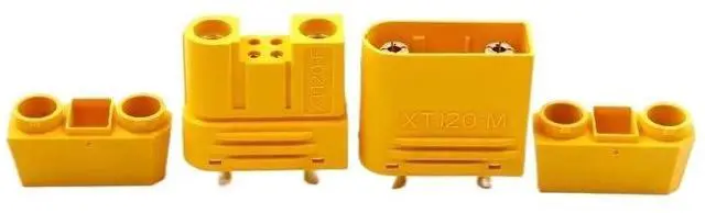 Main image of XT120 Lithium charg*/ing Plug 2+6 60A High Current Male Female 2+4 with Signal Pin Model Aircraft Solder Wire Connector(Male and Female)